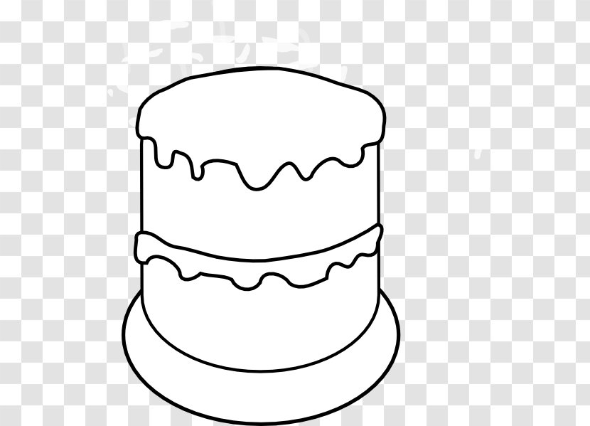 Birthday Cake Torte Drawing Black And White Clip Art Transparent PNG