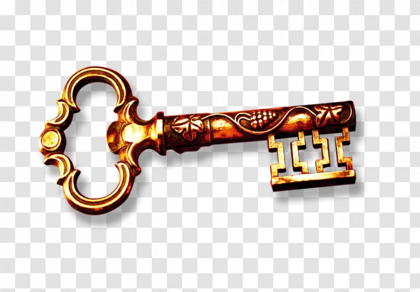 Key Door Nissan Icon - Vintage Brass Keys Transparent PNG