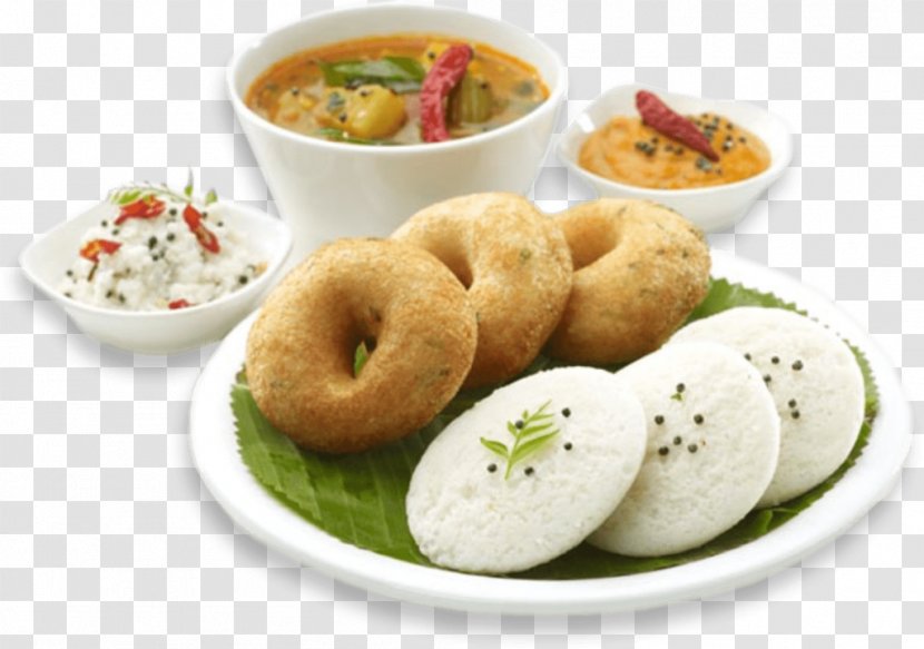Idli Vada Sambar South Indian Cuisine Dosa - Puttu - Breakfast Transparent PNG
