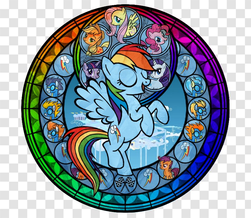 Rainbow Dash Rarity Pony Pinkie Pie Window - Glass Transparent PNG