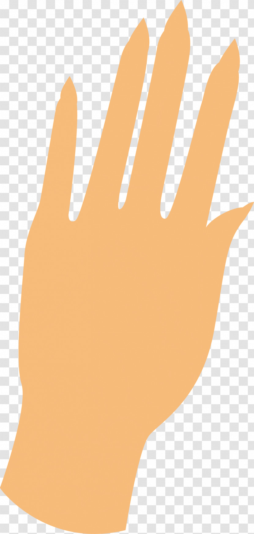 Hand Model Safety Glove Line Meter Glove Transparent PNG