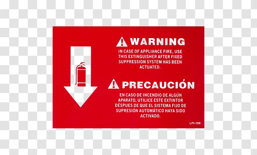 Signage Label Fire Extinguishers Logo Brand - Warning - Black Adhesive Tape Transparent PNG