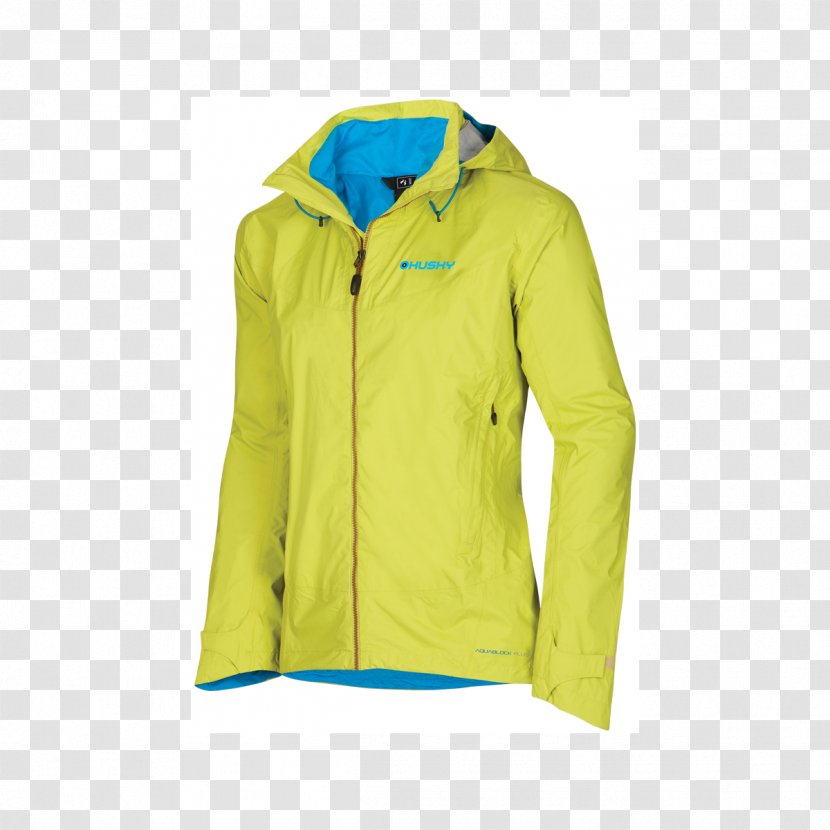 Siberian Husky Hoodie Jacket Outdoor Recreation Bluza - Yellow Transparent PNG