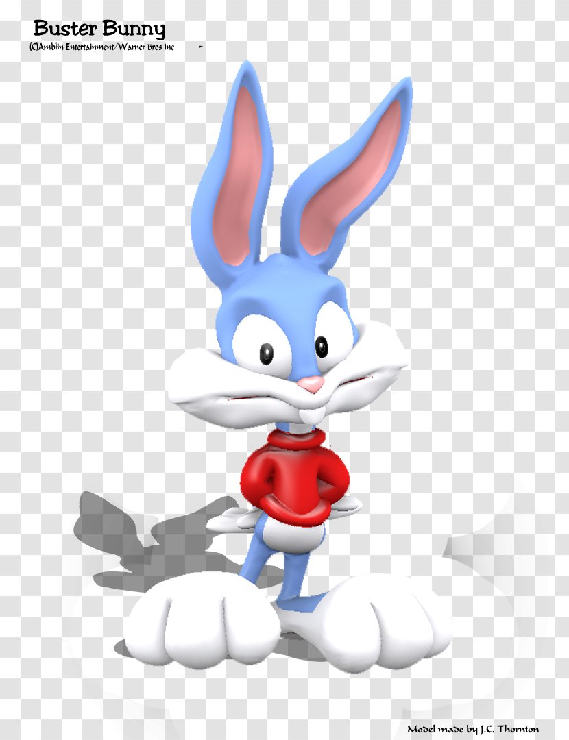 Rabbit Buster Bunny Cartoon Easter - Computer Transparent PNG