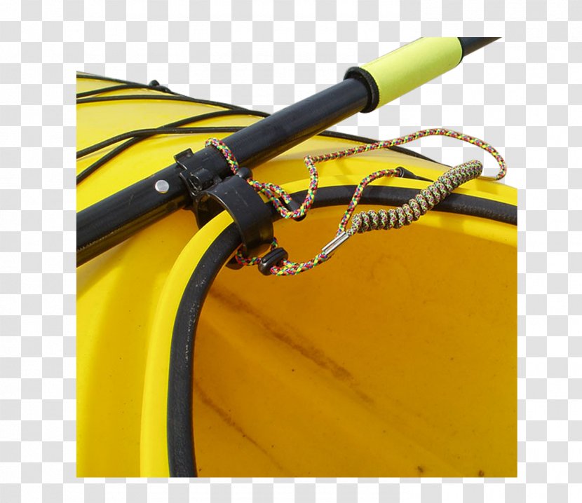 Paddle Leash Paddling Kayak Float - Yellow Transparent PNG