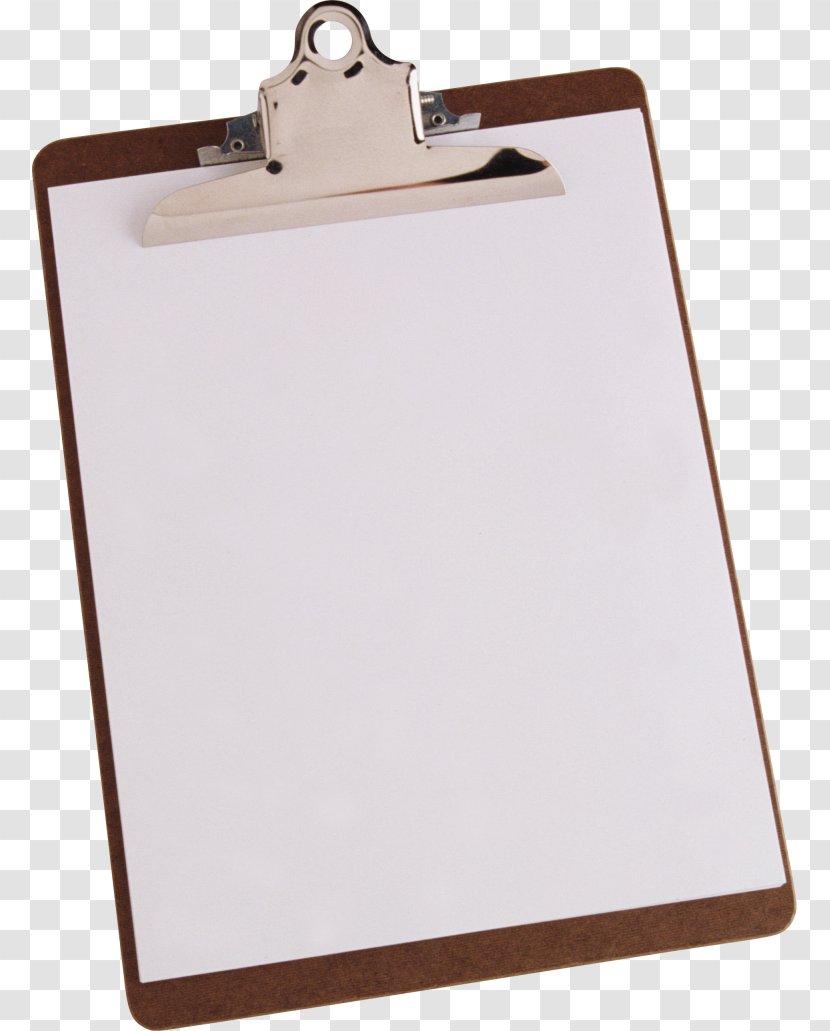 Paper Clipboard Document - Information Transparent PNG