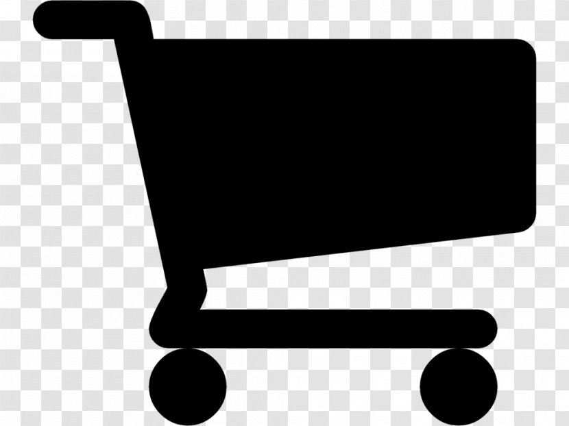 Font Awesome Shopping Cart - Monochrome Transparent PNG