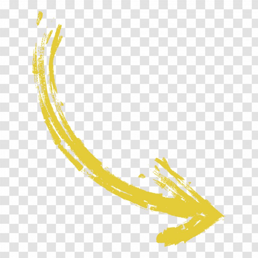 Design Symbol Logo Image - Yellow - Arrow Transparent PNG