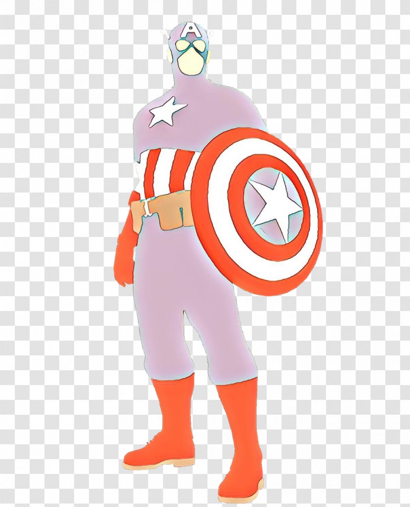 Costume Superhero Outerwear Spandex Cartoon - Captain America - Figurine Transparent PNG
