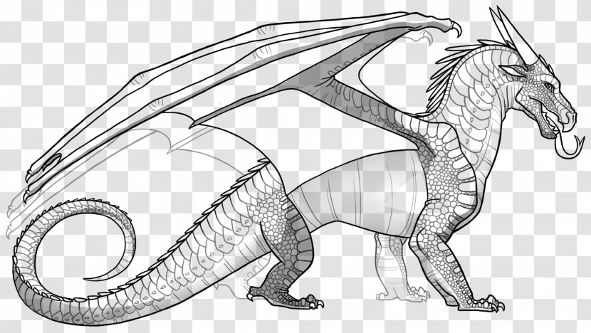 Wings Of Fire Nightwing Escaping Peril Dragon Drawing - Animal Figure Transparent PNG