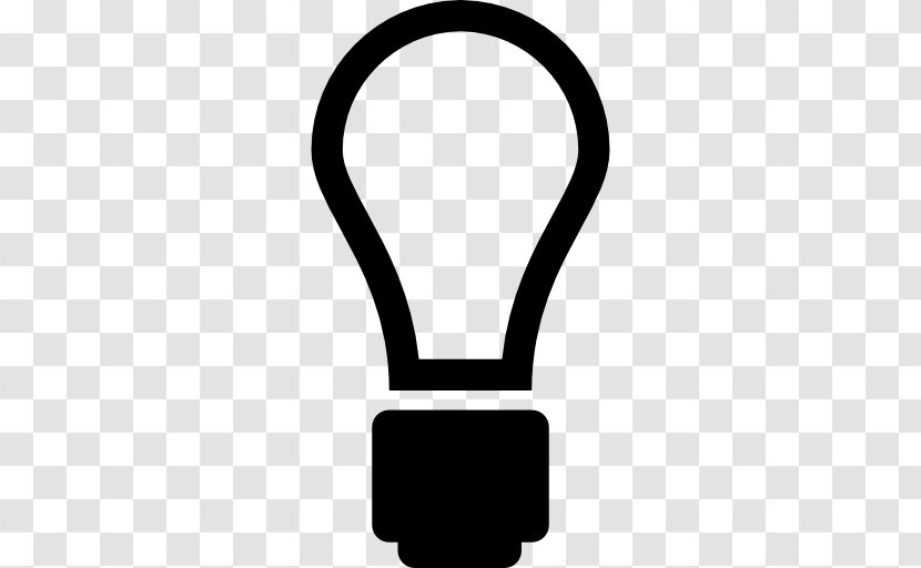 Incandescent Light Bulb Lamp Symbol - Lighting Transparent PNG