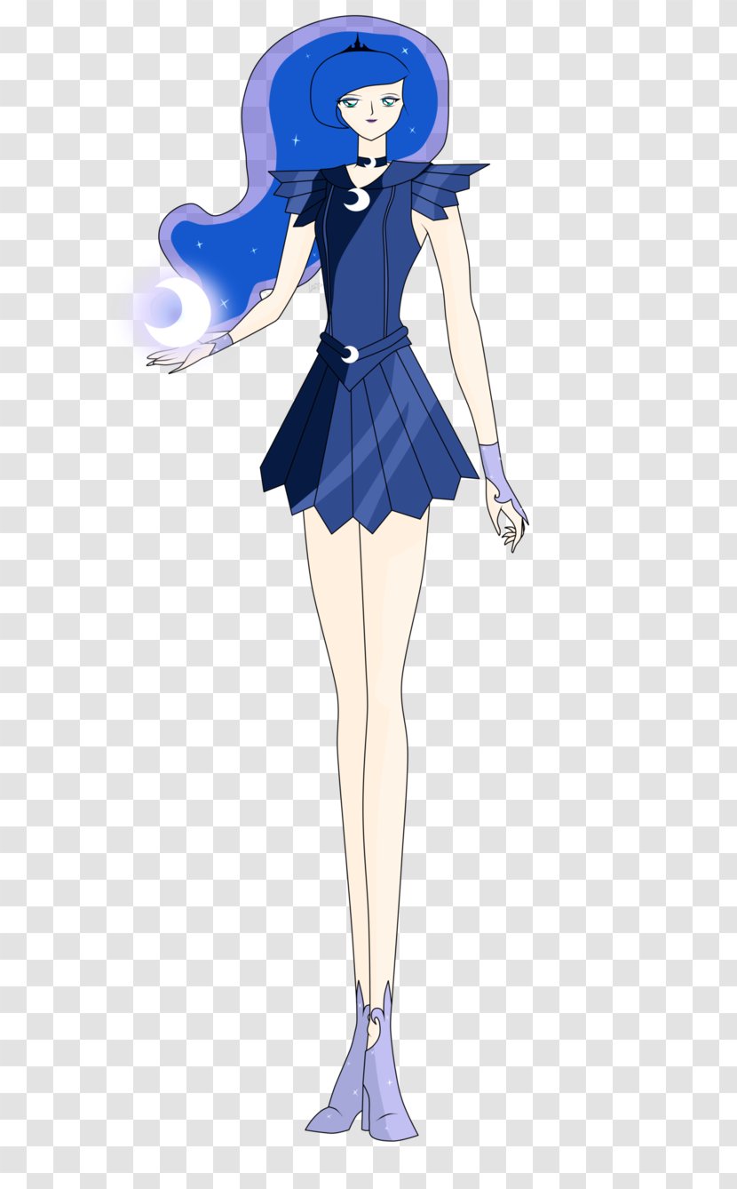 Drawing Princess Luna Pony - Watercolor - Sailor Moon Transparent PNG