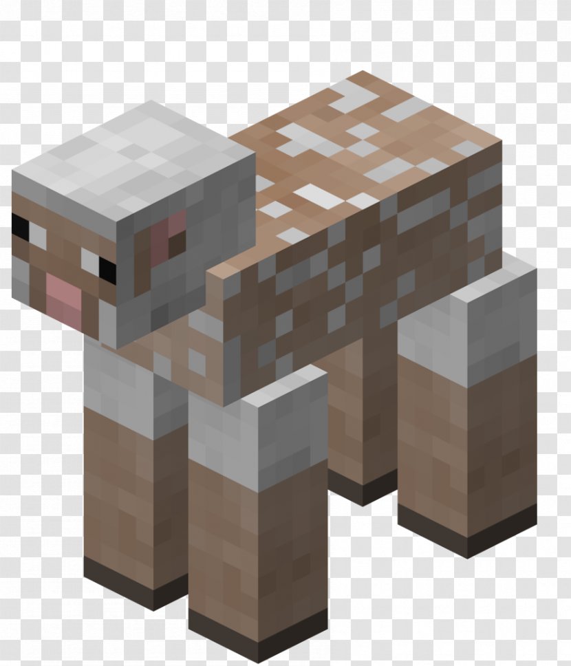 Minecraft: Pocket Edition Grey Troender Sheep Mob Video Game - Wiki Transparent PNG