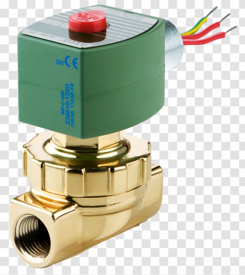 Solenoid Valve Brass National Pipe Thread Transparent PNG