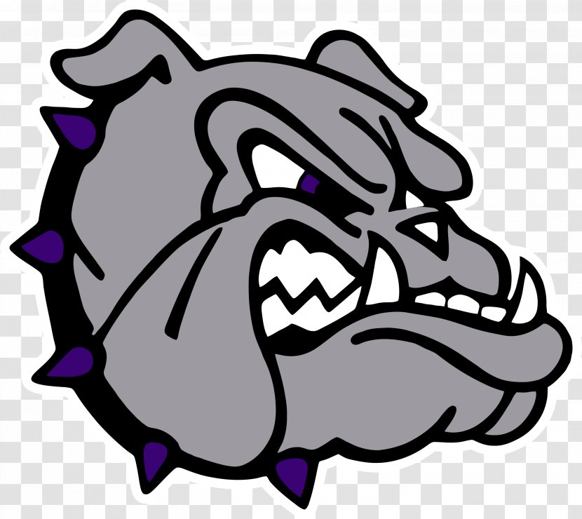 Har-Ber High School Fayetteville Northside Southside Bentonville - Black And White - Bulldog Transparent PNG