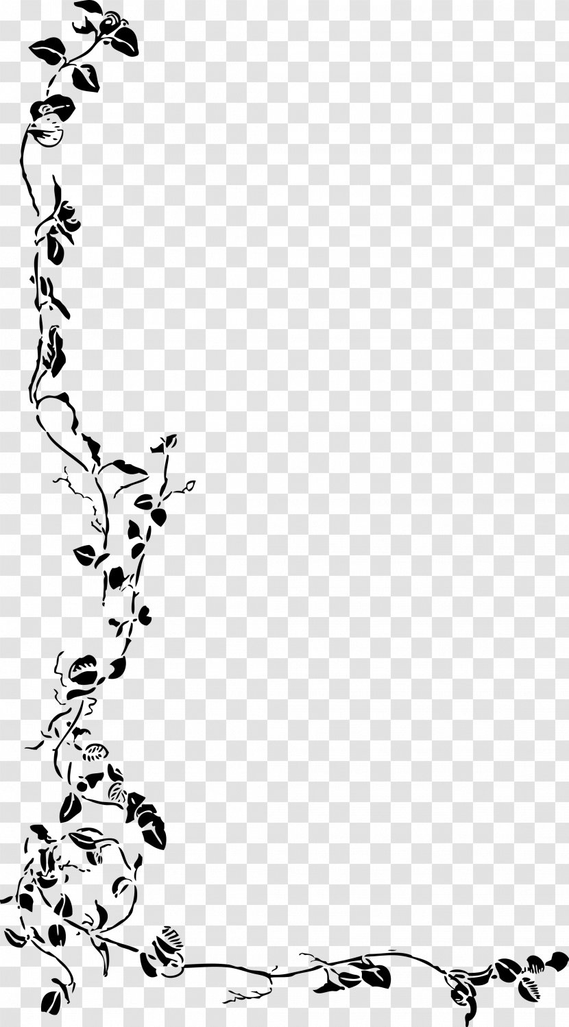Ivy Vine Drawing Clip Art - Floral Corner Transparent PNG