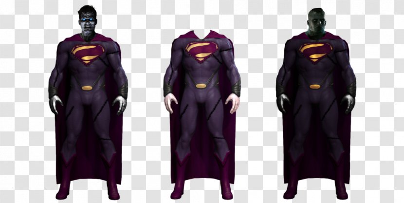 Superman Bizarro Batman Injustice 2 Flash - Purple - CAMOFLAGE Transparent PNG
