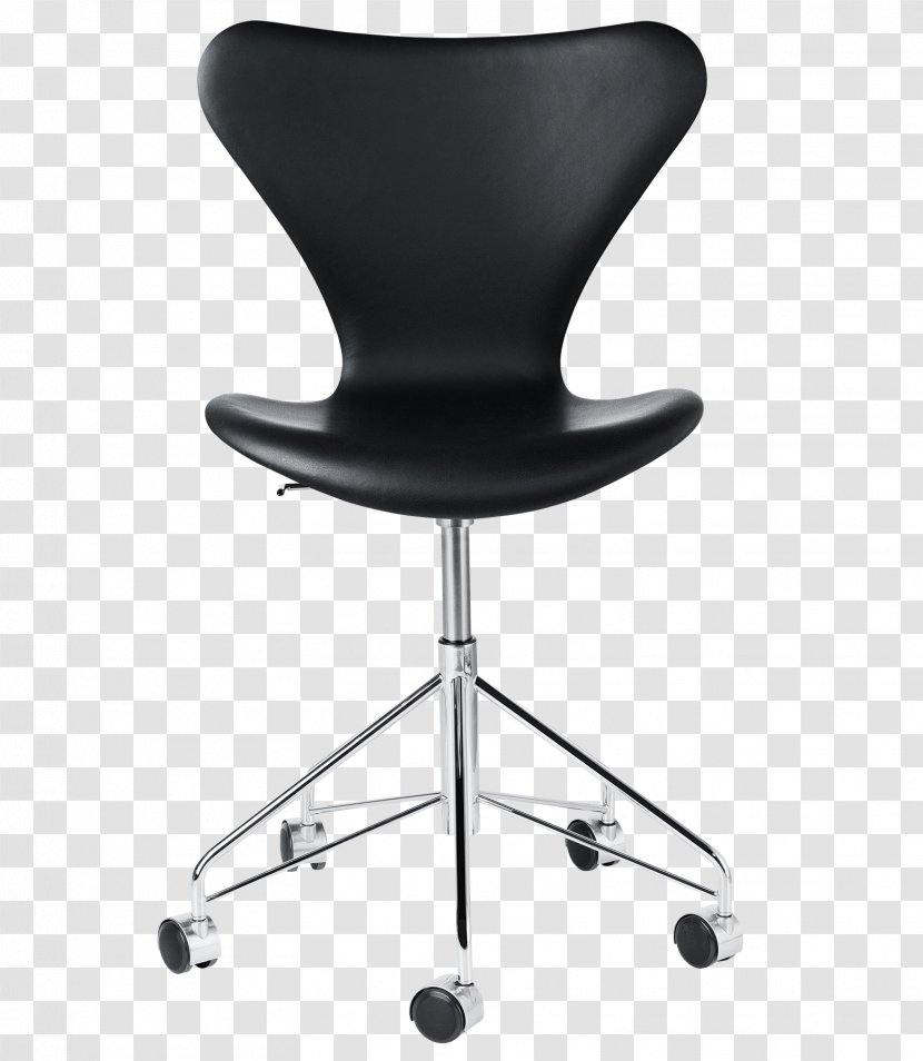 Model 3107 Chair Ant Fritz Hansen Swivel - Furniture - Office Transparent PNG
