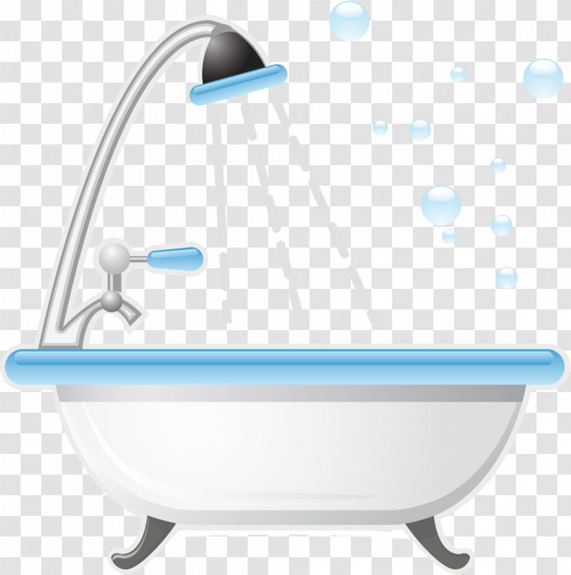 Bathtub Hotel Hot Tub Bathroom Clip Art - Shower - Accommodation Transparent PNG