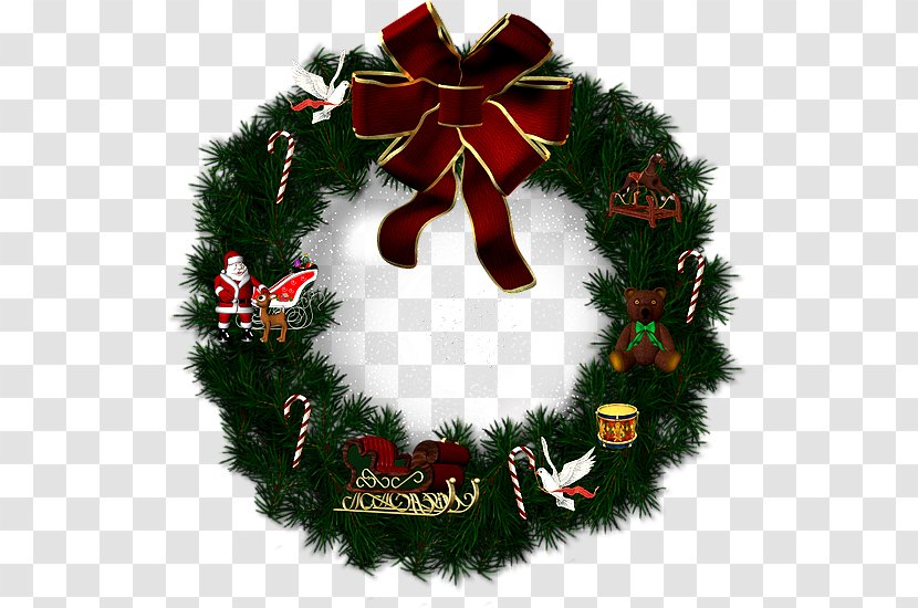 Christmas Ornament Wreath Garland - Holiday Transparent PNG