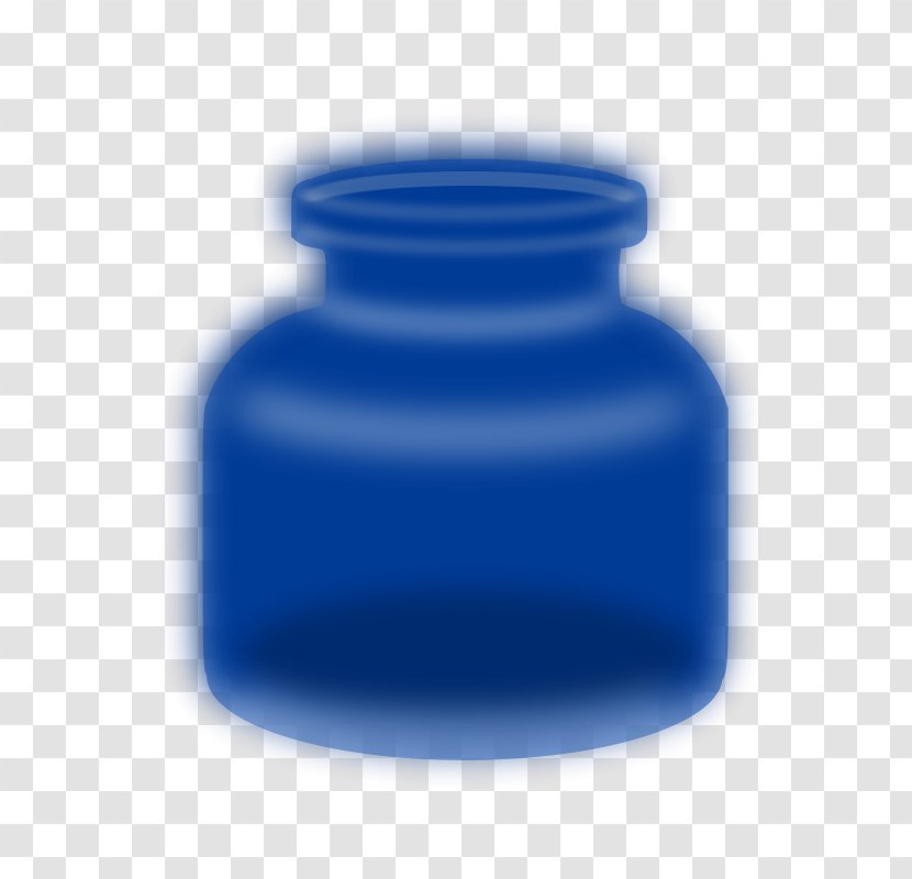 Glass Bottle Liquid - Blue Transparent PNG