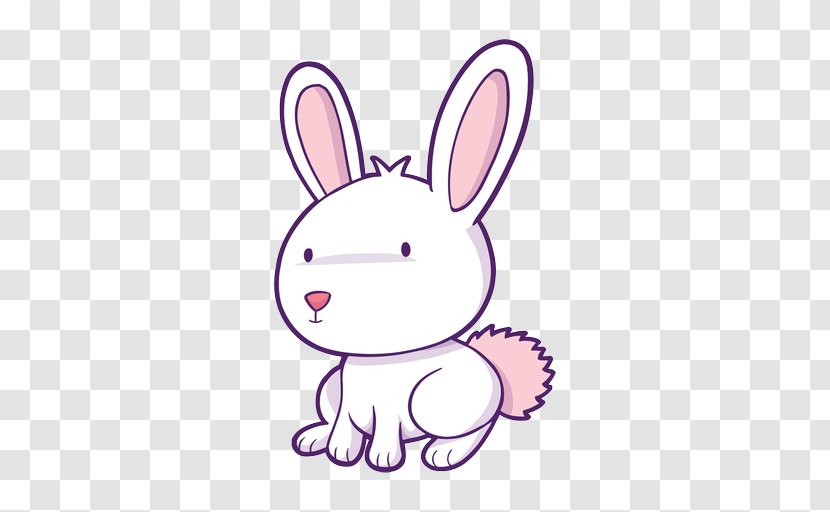 Easter Bunny Cut Outs Rabbit Horse - Vertebrate - Cartoon Transparent PNG