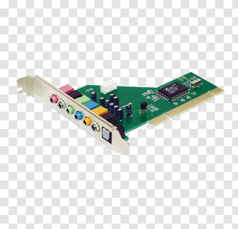 Sound Cards & Audio Adapters Conventional PCI Game Port 5.1 Surround Computer Transparent PNG