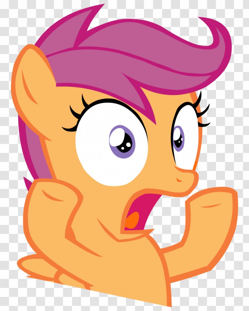 Scootaloo Pony Rainbow Dash - Watercolor - Shocked Transparent PNG