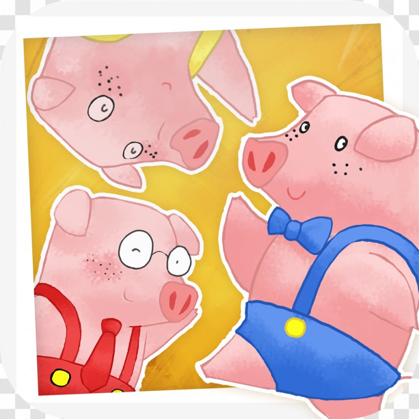 IPod Touch App Store The Three Little Pigs Red Riding Hood - Livestock Transparent PNG