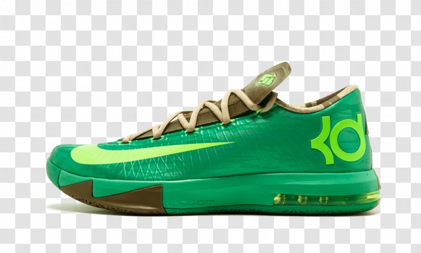 Oklahoma City Thunder Nike Air Max Sneakers Zoom KD Line - Green Transparent PNG