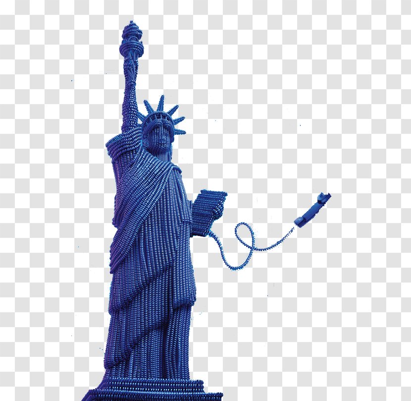 Statue Of Liberty Telephone Line Sculpture - FIG To Do The Transparent PNG