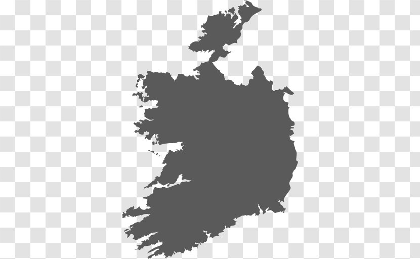 Ireland Royalty-free Member State Of The European Union Map - Royaltyfree - Black Transparent PNG