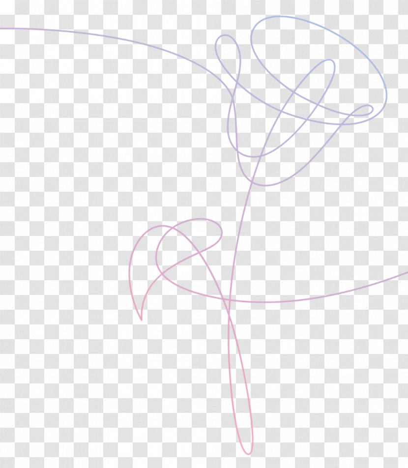 BTS Love Yourself: Her Flower Wings Tear Transparent PNG