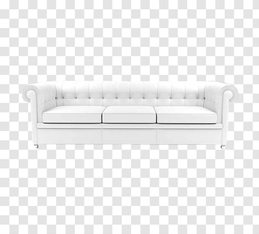 Floor Studio Angle - Couch - White Sofa Transparent PNG
