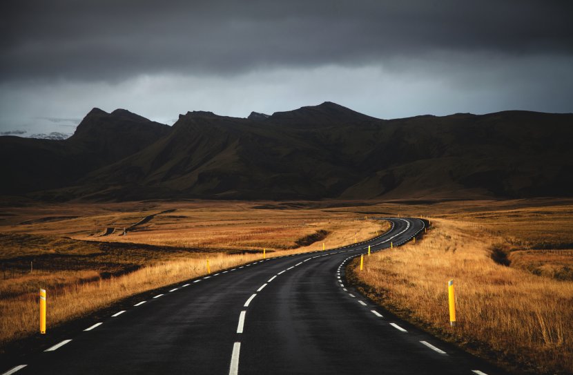 Iceland 4K Resolution Desktop Wallpaper Ultra-high-definition Television - Asphalt - Road Transparent PNG