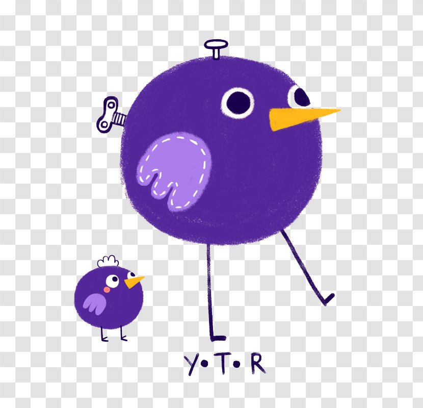 Robot Creativity Illustration - Violet - Creative Purple Machine Chick Transparent PNG