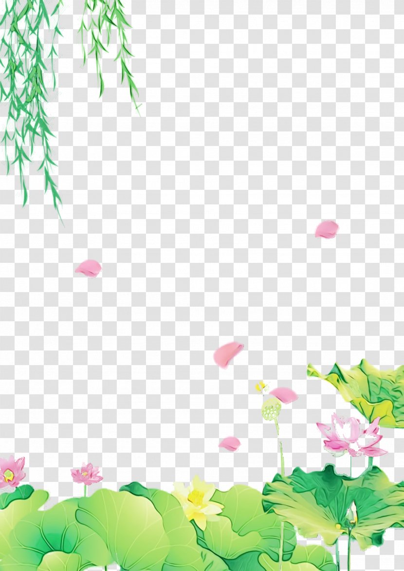 Floral Design - Watercolor - Petal Transparent PNG