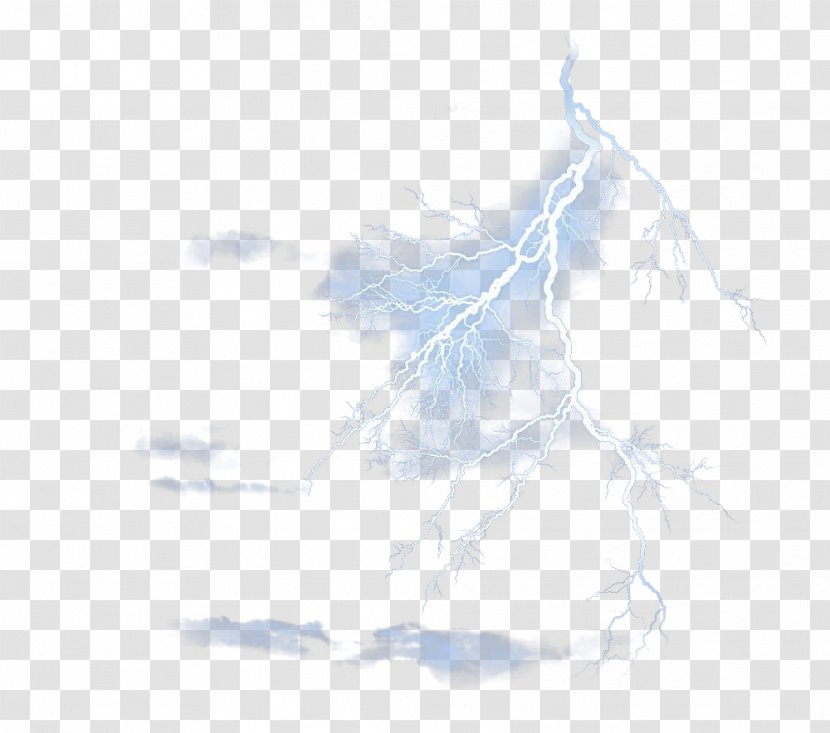 Blue Sky Angle Pattern - Thunder And Lightning Transparent PNG