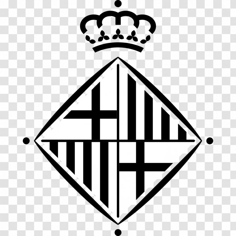 Barcelona City Council Coat Of Arms OUA Gestió Del Territori I Urbanisme Escutcheon - Black - Logo For Dream League Transparent PNG