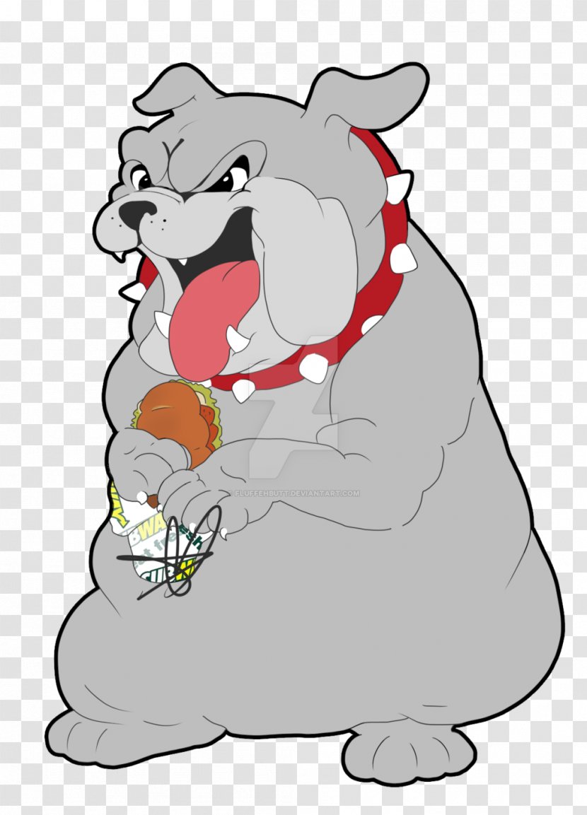 Non-sporting Group Dog Bear Santa Claus Clip Art - Watercolor - Bulldog Drawing Transparent PNG