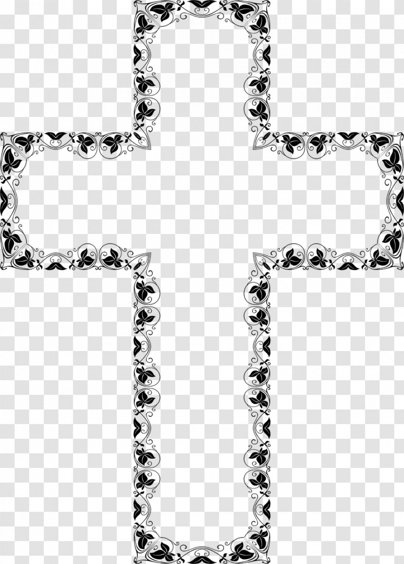 Cross Clip Art - Black - Christian Transparent PNG