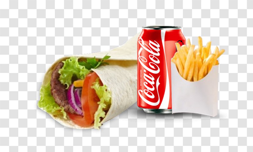 Wrap Chicken Sandwich Barbecue Taco Fajita - Junk Food Transparent PNG