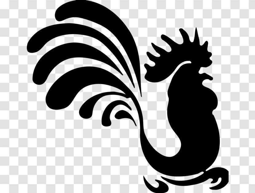 Chicken Rooster Silhouette Clip Art - Fictional Character Transparent PNG
