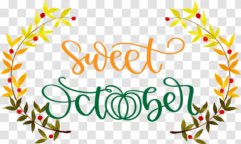 Sweet October October Autumn Transparent PNG