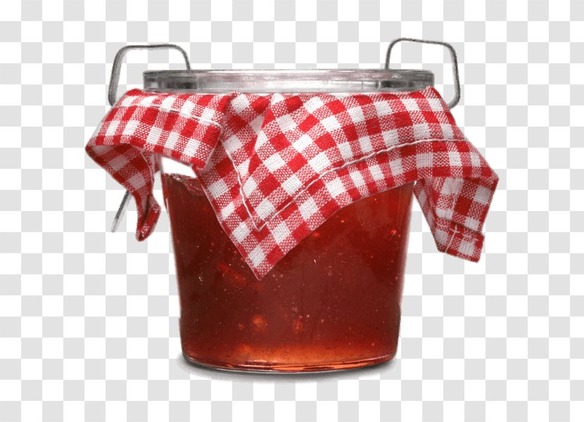 Gelatin Dessert Jam Strawberry Jar Cherry - Plaid Transparent PNG