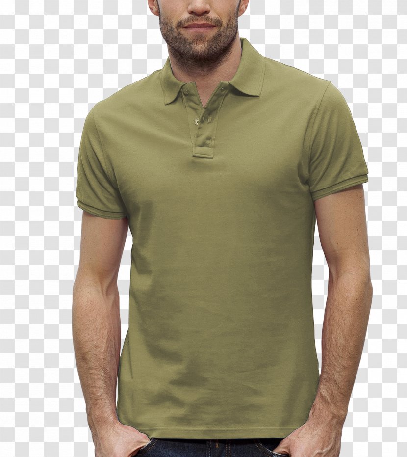 T-shirt Sleeve Polo Shirt Clothing - Beg Transparent PNG