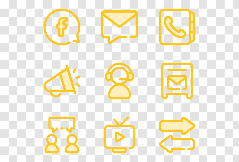 Social Communication - Symbol - Yellow Transparent PNG
