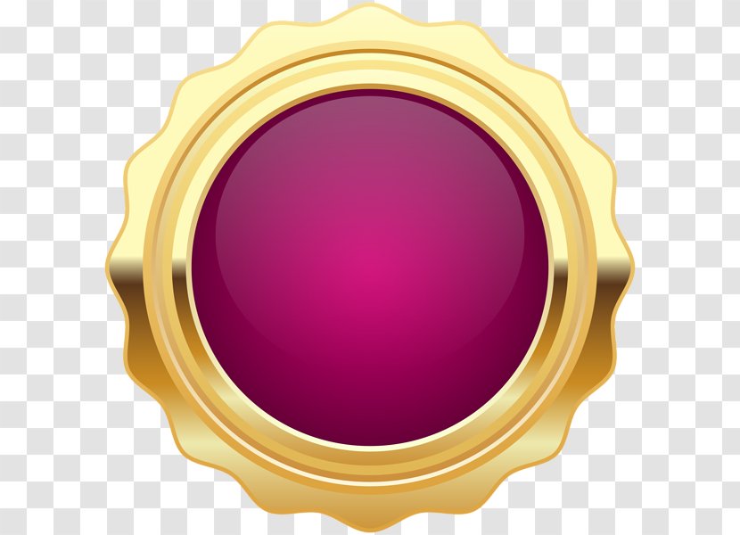 Purple Clip Art - Photography - Gold Seal Transparent PNG