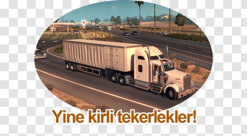 American Truck Simulator Euro 2 Heavy Semi-trailer - Trailer Transparent PNG
