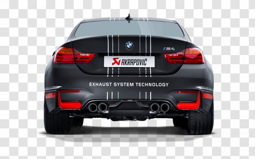 BMW M4 M3 Exhaust System Car - Akrapovi%c4%8d - Bmw Transparent PNG